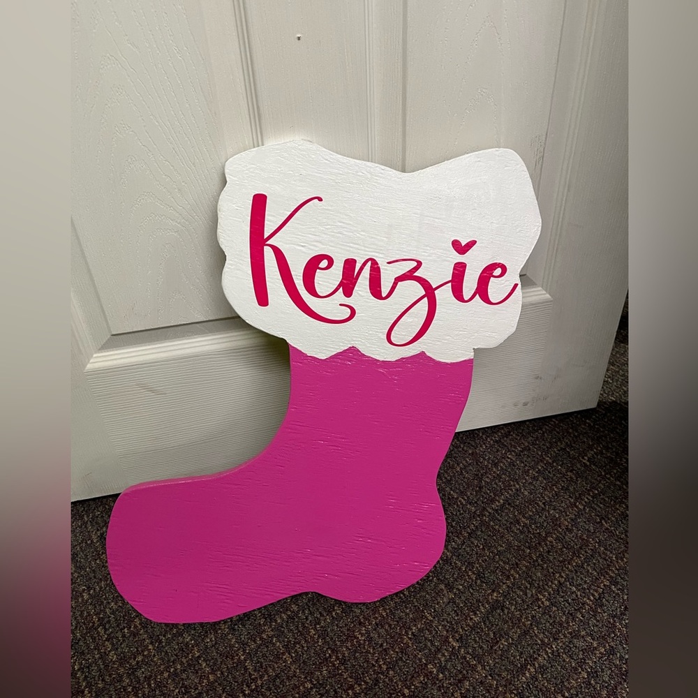 Handmade Christmas Stocking Personalized